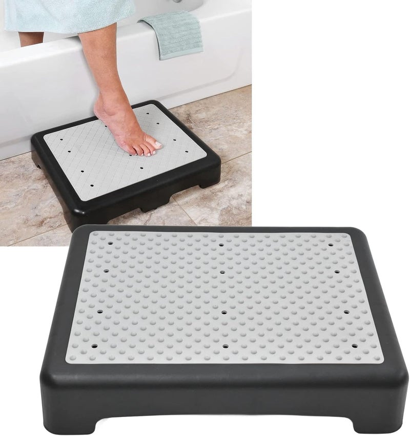 klarako Indoor Outdoor Step Stool Anti Slip Half Step Lightweight Stackable Mobility Platform Step Half Step for Stairs, Cars, Bed, Chair, Shower, Portable Step Riser for Elderly and Disabled - Image 4