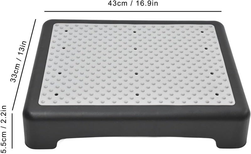 klarako Indoor Outdoor Step Stool Anti Slip Half Step Lightweight Stackable Mobility Platform Step Half Step for Stairs, Cars, Bed, Chair, Shower, Portable Step Riser for Elderly and Disabled - Image 5