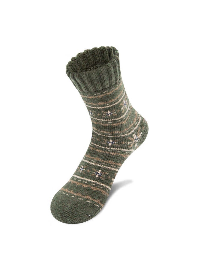 Tfo Wool Outdoor Socks Comfortable Breathable Sports Socks Durable Hiking Mountaineering Socks 2902451 Women's Green - Image 1