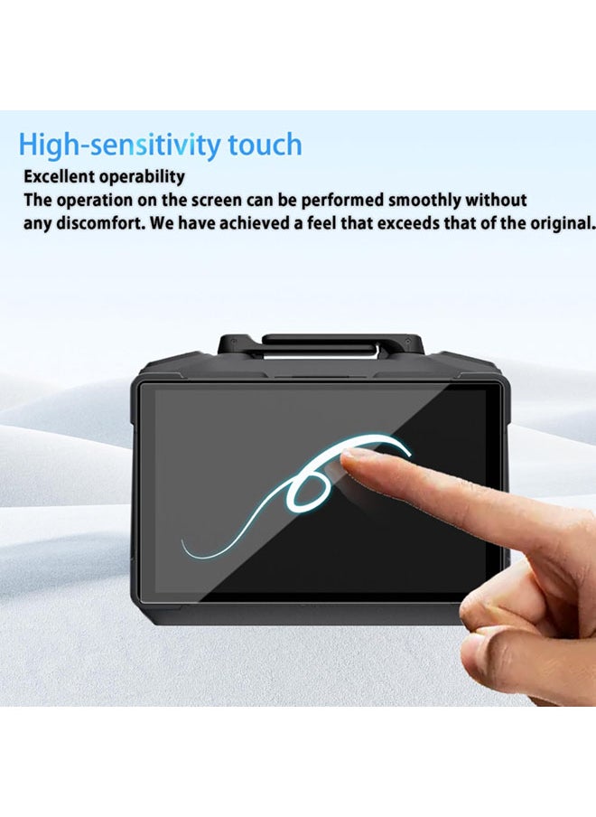 SJet 2 PACK Drone Remote Controller Screen Protector For DJI RC Pro 2, Anti-Scratch Tempered Glass for DJI Mavic 4 Pro RC Pro 2  Remote Controller Accessories  - Image 5