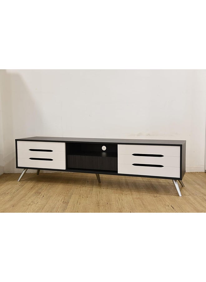 MAF furniture Maf Wooden Modern Tv Table Multifunctional Tv Desk Stand With Storage Shelves Drawers For Office, Home, Entrainment Living Room Gaming Media Room Maf-Tv1821-150Cm 