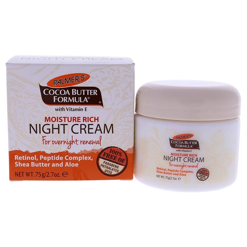 PALMER'S Palmers Cocoa Butter Formula Moisture Rich Facial Night Cream 75 g  - Image 1