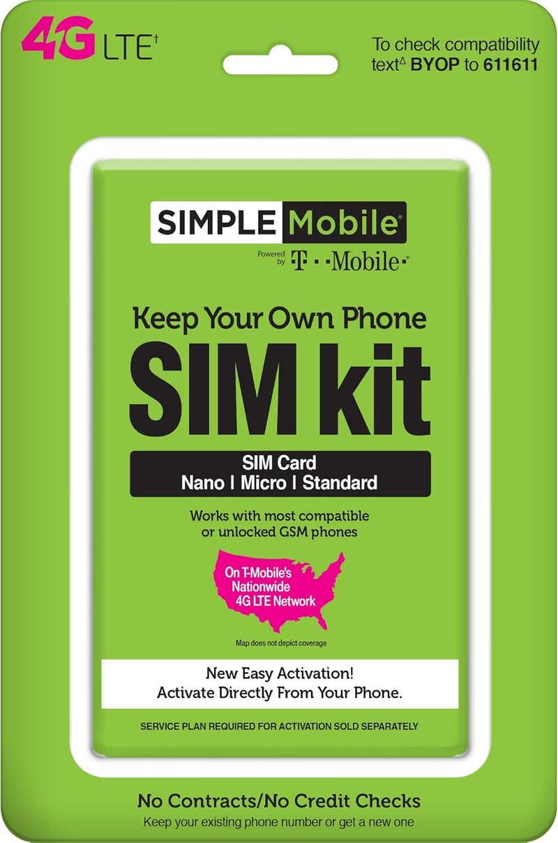 , Powered by Tmobile, Universal Sim Kit