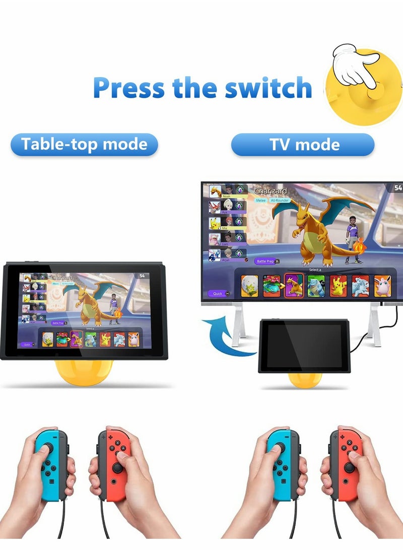 Generic - Docking Station for Nintendo Switch / Switch OLED, 4K HDMI TV Adapter Portable for Switch Dock, Replacement Charging Dock with 2 USB 3.0 Port - Image 1