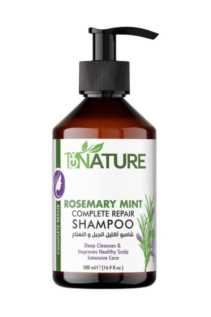 By Nature Rosemary & Mint Complete Repair Shampoo – 500ml - Image 1