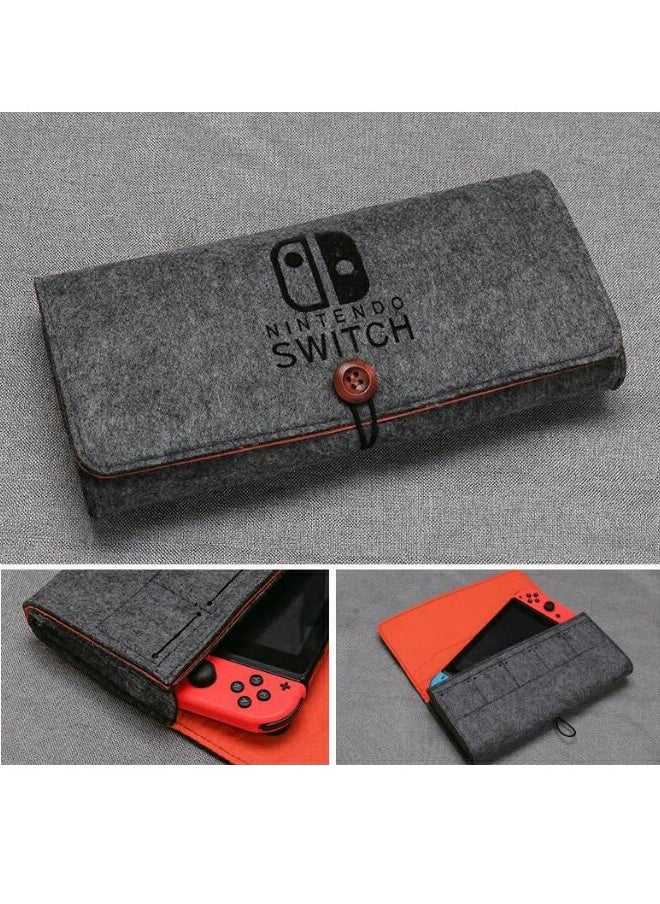 Generic Carrying Case for Nintendo Switch OLED Model 2021 and Switch 2017 Hard Shell Portable Cover Storage Bag with 5 Game Card Slots for Nintendo Switch Console and Accessories  - Image 1