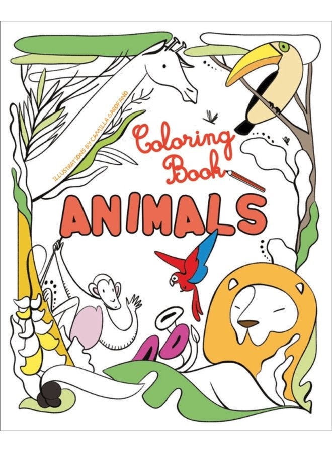 Animals Coloring Book - Paperback
