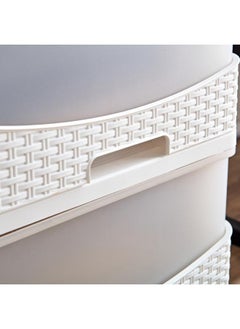KEVIN 3 Drawer Rattan Storage Cabinet  - Image 4