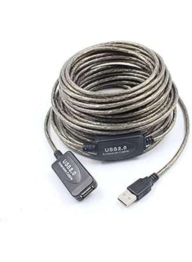 20M Cable Male to Female USB2.0 Extension Active Repeater 480Mbp for computer