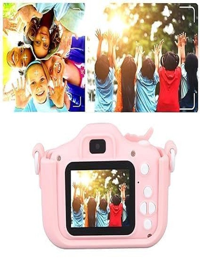 OOTLO Kids Selfie Camera, Auto Multi Functional Digital Camera Toy Cute Shell Rechargeable 2.0 Inch IPS Screen 1080P Dual Lens for Outdoor - Image 4