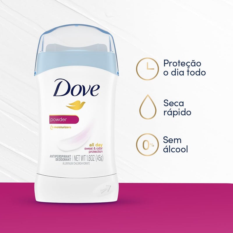 Dove Powder Antiperspirant Deodorant, 1.6 Ounce - Image 5
