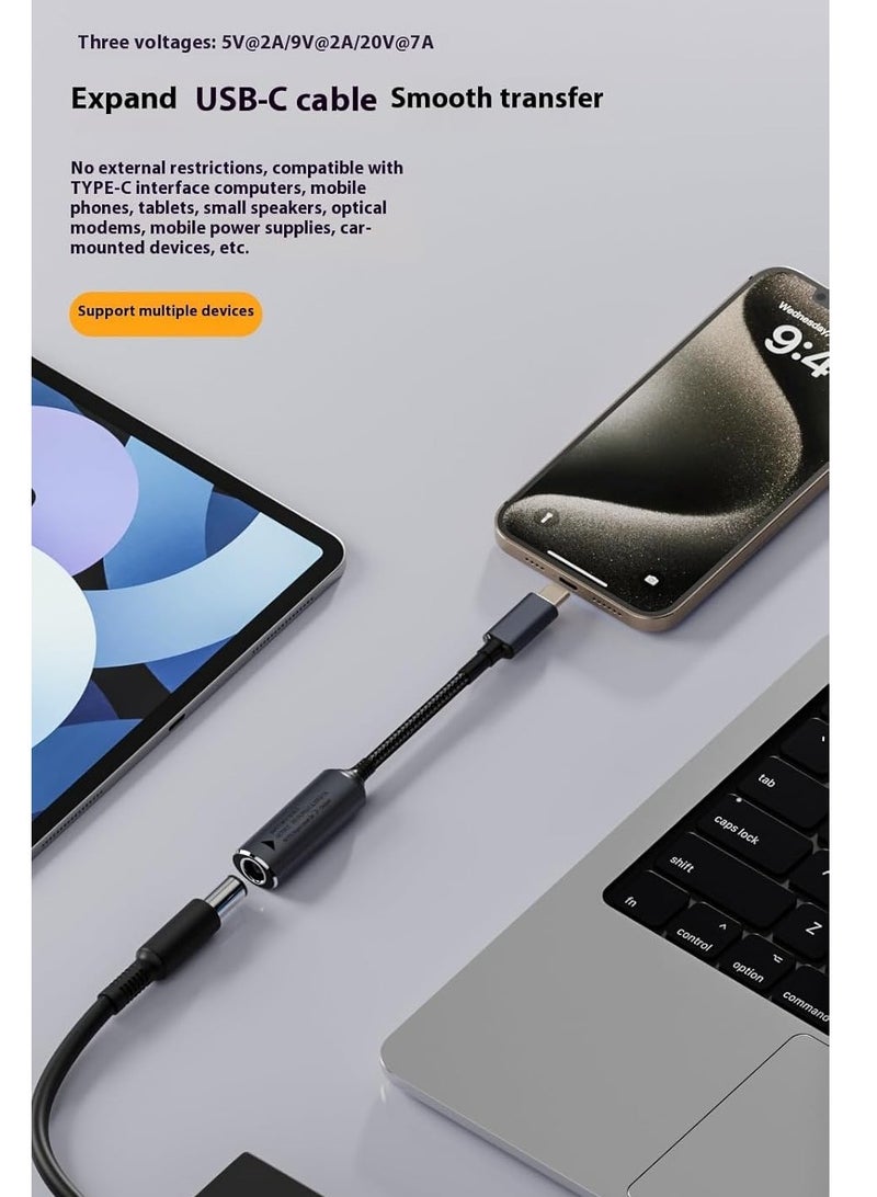 Terabyte 140W Computer Charging Adapter(DC 6.0 x 0.6mm to USB-C / Type-C) - Image 3