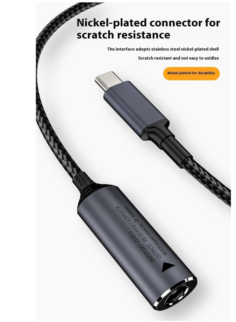 Terabyte 140W Computer Charging Adapter(DC 6.0 x 0.6mm to USB-C / Type-C) - Image 2