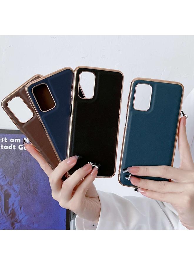 S-TOP Case For Samsung Galaxy A73 5G Genuine Leather Xiaoya Series Nano Electroplating Phone Case - Image 4