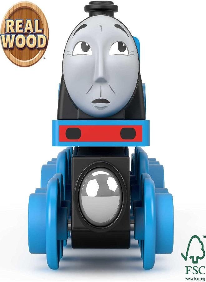 THOMAS & FRIENDS - Thomas & Friends Wooden Railway Toy Train Gordon Push-Along Wood Engine & Coal Car For Toddlers & Preschool Kids Ages 2+ Years - Image 1