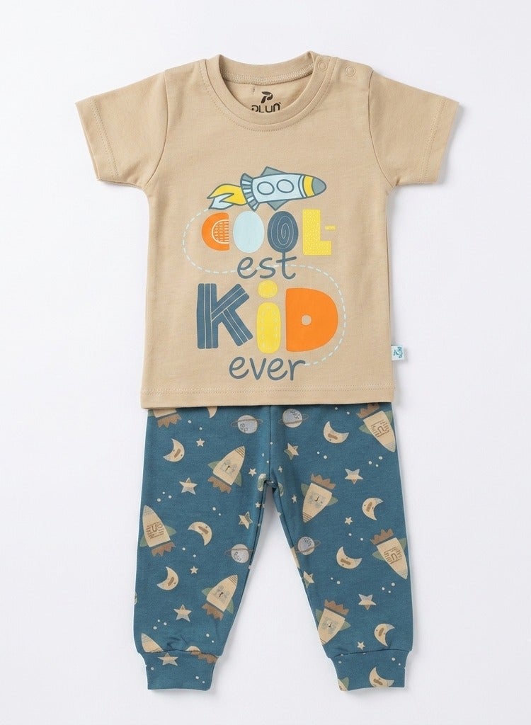 Pluto Pack of 2 Cotton Pajama Set for Baby Boy - Image 4