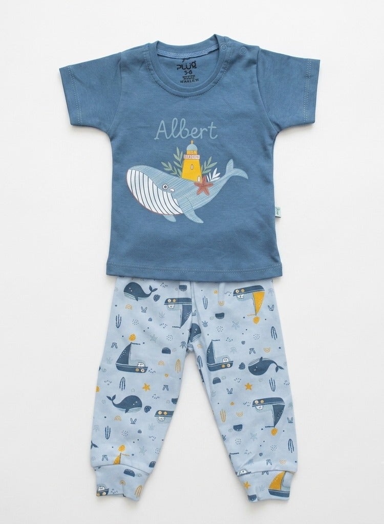 Pluto Pack of 2 Cotton Pajama Set for Baby Boy - Image 5