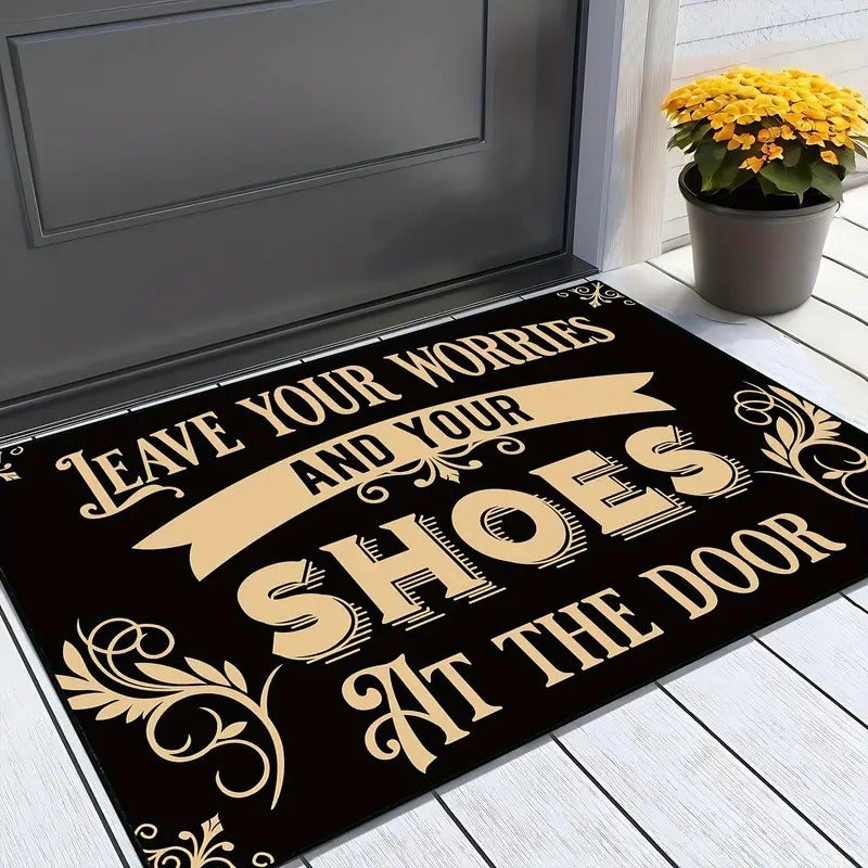 Diatom Mud Floor Mat - Waterproof, Non-Slip, Absorbent Entrance Rug for Home &  Bathroom - Image 1