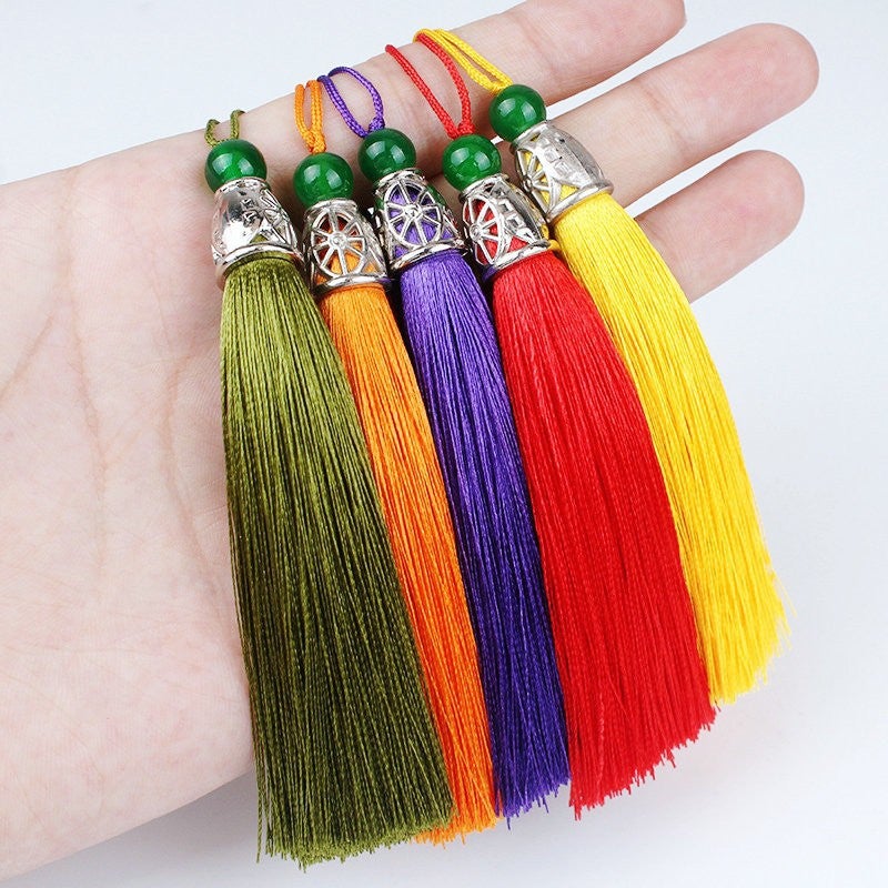 8Cm Metal Hollow Alloy Rice Hat Tassel Spike Accessories Small Tassel Diy Handmade Open Hollow Spike - Image 3