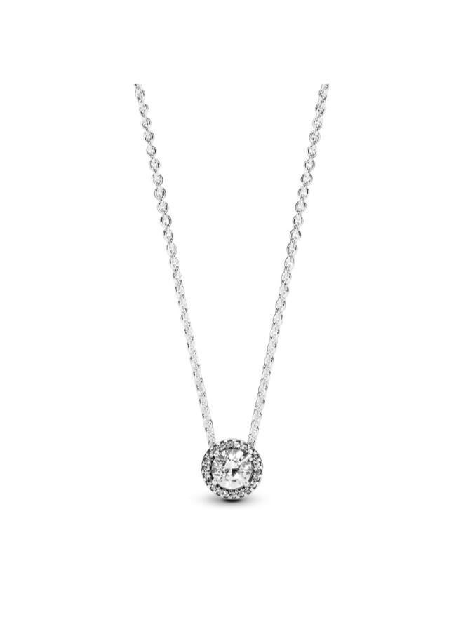 PANDORA Silver necklace with clear cubic zirconia - Image 1