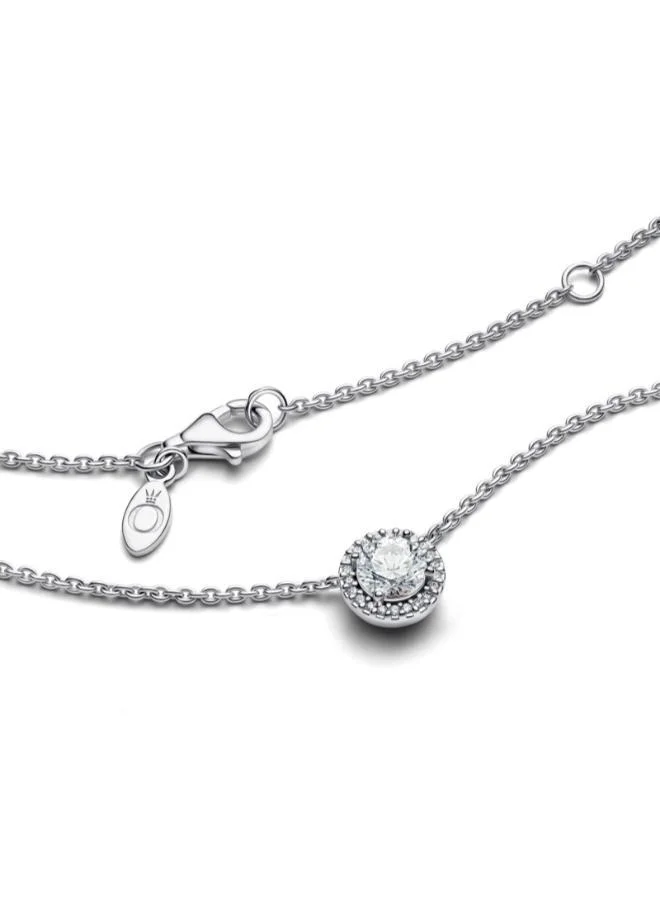 PANDORA Silver necklace with clear cubic zirconia