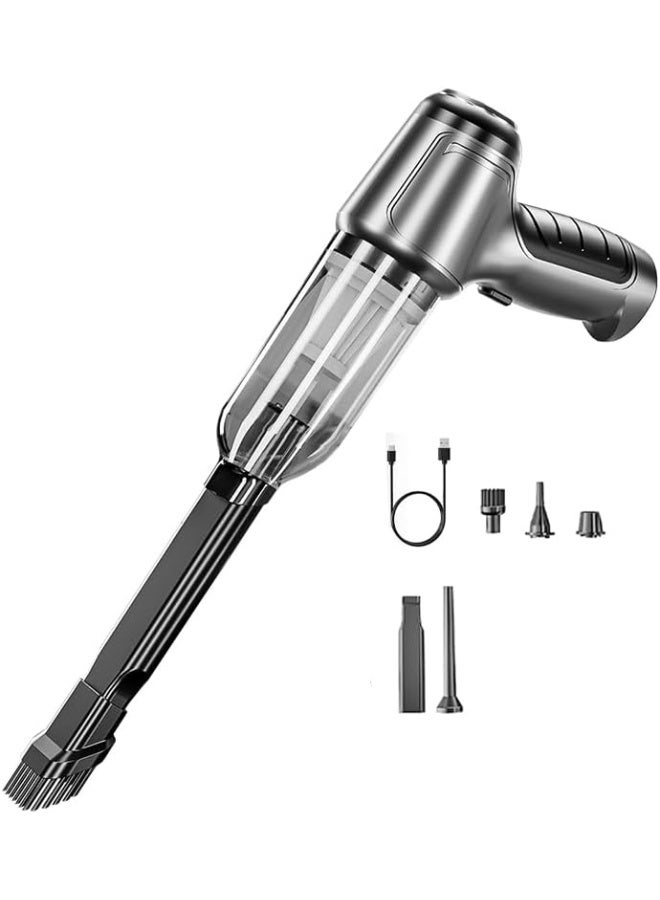 Handheld Vacuum Cleaner Cordless, Portable Keyboard Handheld Vacuum, 12000Pa Mini Wireless Vacuum Cleaner with 3 in 1 Brushless Motor and TypeC for Car,Home,Pet,Office - Image 1