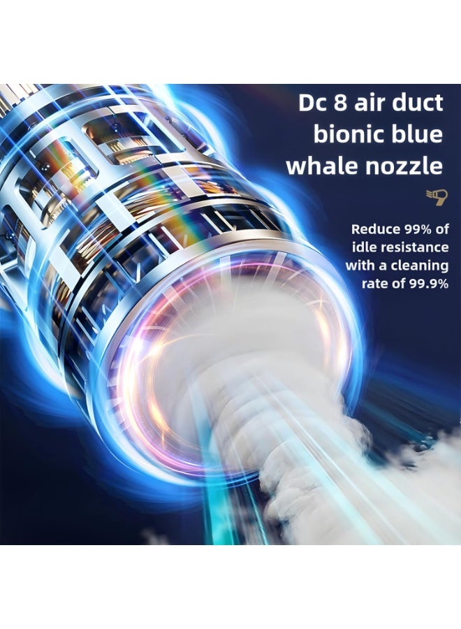 Handheld Vacuum Cleaner Cordless, Portable Keyboard Handheld Vacuum, 12000Pa Mini Wireless Vacuum Cleaner with 3 in 1 Brushless Motor and TypeC for Car,Home,Pet,Office - Image 3