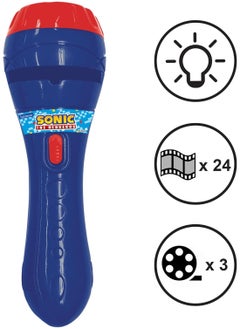 Lexibook Lexibook, SEGA Sonic The Hedgehog, Stories projector and torch light, Projects 24 images from the world of Sonic with 3 discs  - Image 2