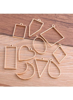 7-Color DIY Alloy Jewelry Geometric Mold Frames kc gold 10/bag