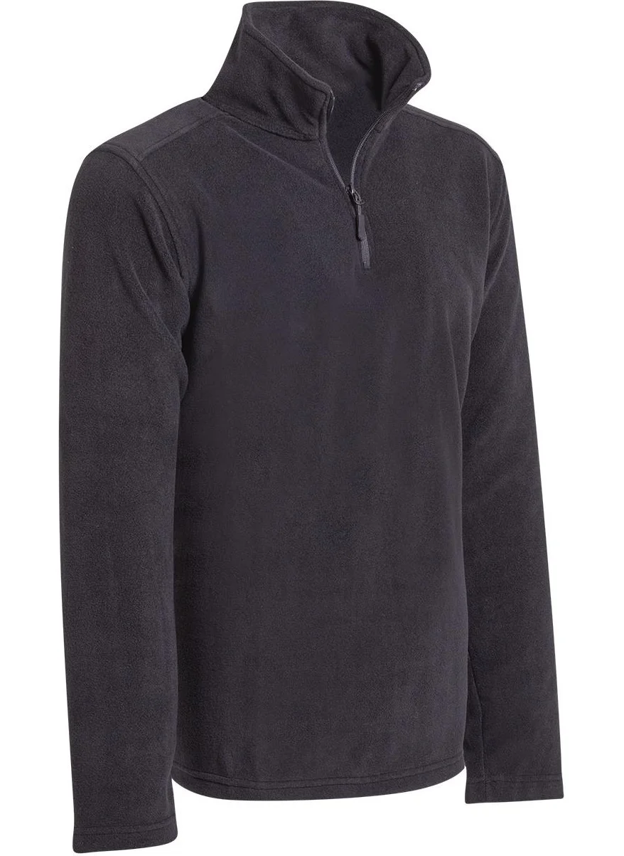 Oil Company Black Thermal Fleece Sweater Unisex