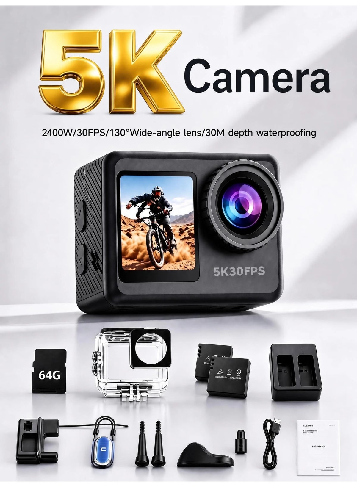 onlylink Onlylink 5k 30fps Action Camera ZF412E7D1E6C02EBB45FBZ