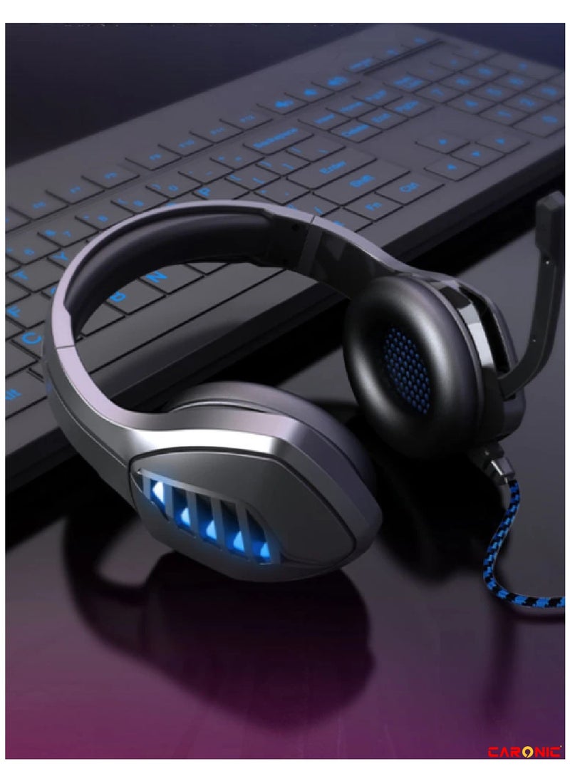 CARONIC Wired Over-Ear Gaming Headphones For PS4 PS5 XOne XSeries NSwitch PC  - Image 4
