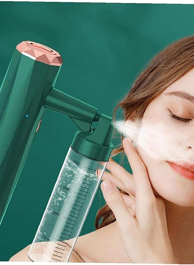 Reko Nano Spray Water Replenishment Instrument, High Pressure Atomization Humidifier Beauty Oxygen Injection Instrument, Facial Oxygen Sprayer Steamer for Skin, multi color - Image 3