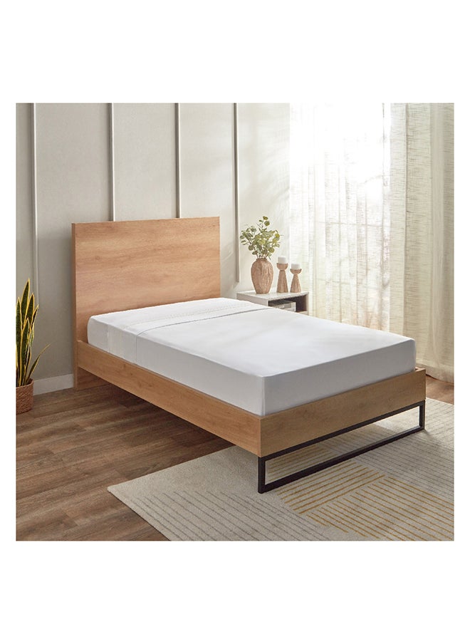 Home Box Grande Affordables White Haven Vari Twin Lace Border Cotton Flat Sheet 270 x 180 cm  - Image 1