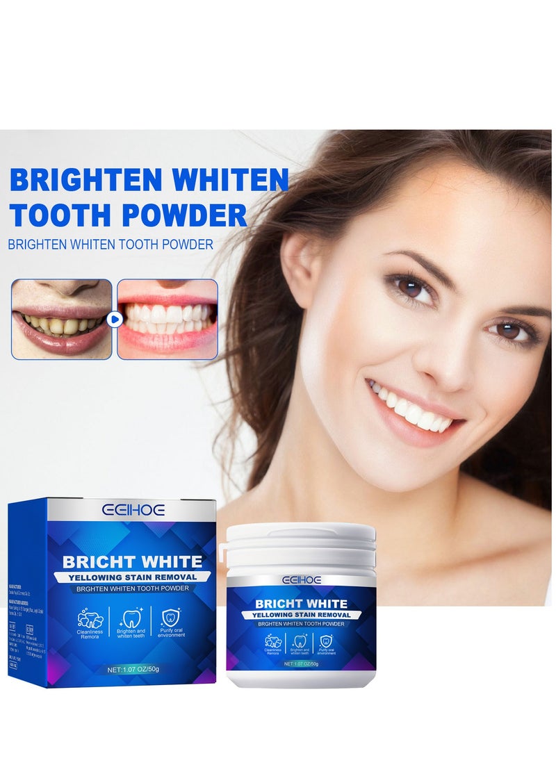 EELHOE Bright White for Clean Teeth Stains,Care for Mouth and Fresh Breath, Teeth Cleaning Brightens and Protects Teeth - Image 1