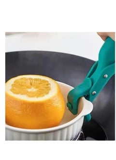 BLUE CORAL Anti-scald Clip Silicone Kitchen Anti Scald Plate Bowl Dish Pot Holder Anti-hot Clip Lifter Kitchen Accessories Gadget Tongs Gripper Silicone (1-Pack Green)  - Image 2