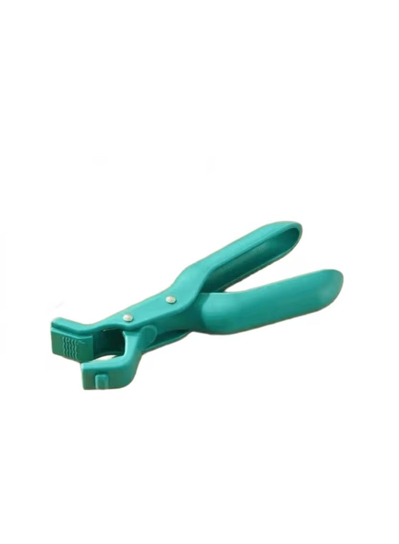 BLUE CORAL Anti-scald Clip Silicone Kitchen Anti Scald Plate Bowl Dish Pot Holder Anti-hot Clip Lifter Kitchen Accessories Gadget Tongs Gripper Silicone (1-Pack Green)  - Image 3