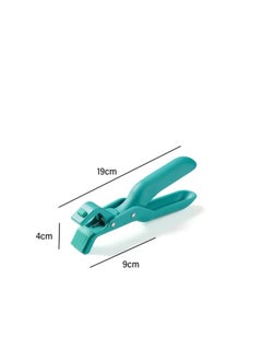 BLUE CORAL Anti-scald Clip Silicone Kitchen Anti Scald Plate Bowl Dish Pot Holder Anti-hot Clip Lifter Kitchen Accessories Gadget Tongs Gripper Silicone (1-Pack Green)  - Image 4