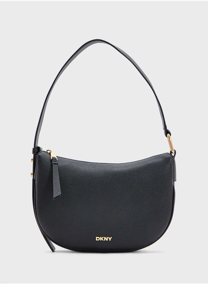 دكني Scarlett Logo Chain Detailed Satchel