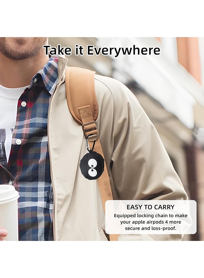 for AirPods 4 Case Cover Cute, Soft Silicone Protective Funny Anime Case for Apple AirPods 4th Generation, 3D Cartoon Character Design Case for Air pods4 for Women Men Girls Boys - Image 5