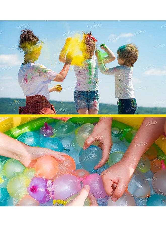 زيست فور تويز حقيبة ظهر Zest 4 Toyz Holi Water Pichkari للأطفال مزودة بخزان مياه مع عبوة واحدة من الأعشاب و100 بالون مائي للاحتفال بعيد هولي - للأولاد والبنات  - Image 5