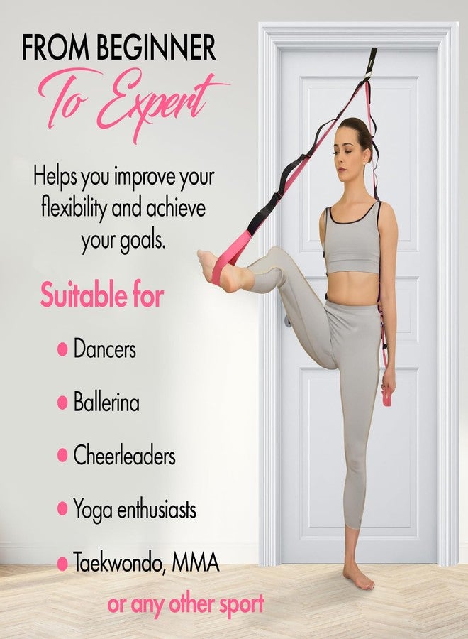 Zenmarkt Yoga Strap with Loops and Door Anchor - Stretching Straps for Flexibility Training - Door Flexibility Trainer for All Levels - Yoga Bands for Stretching - Image 4