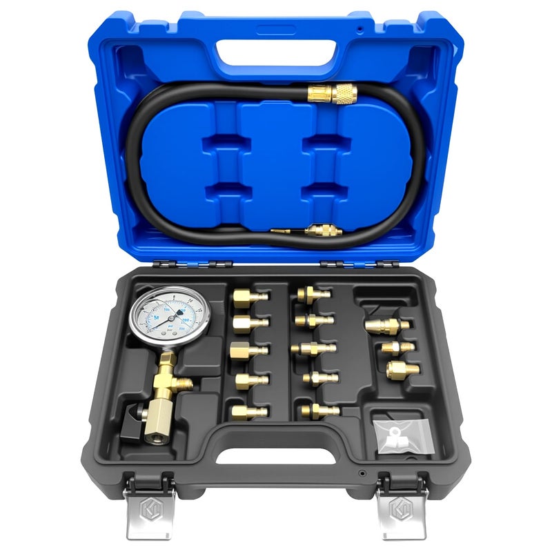 ZKTOOL General Automobile Shock Absorber Test Tool, Air Suspension Leak Detector, Automotive Air Shock Absorber, Pressure Leak Detector Tool, Suspension Leak Test Tool, Air Damper Leak Detector. - Image 1