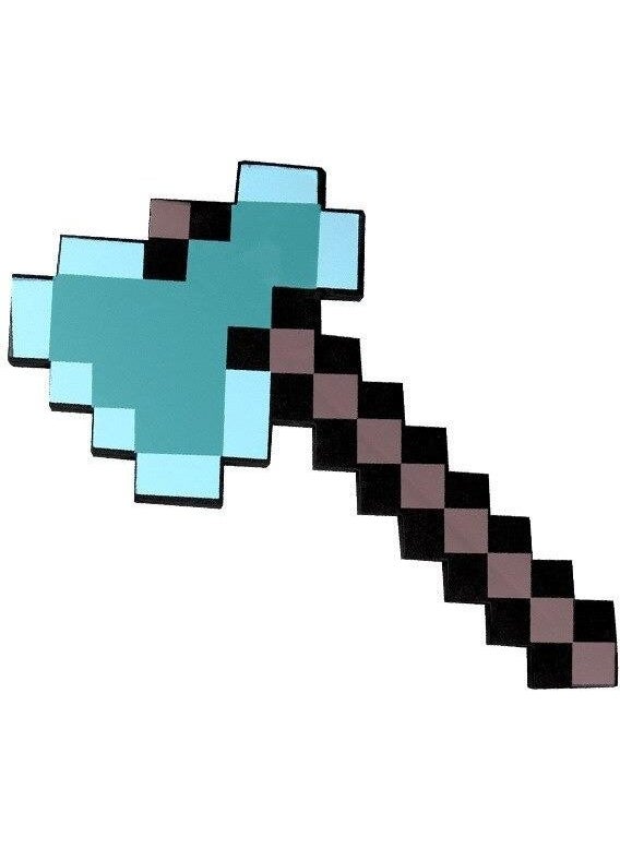 Minecraft Diamond Axe Diamond Axe 41 cm
