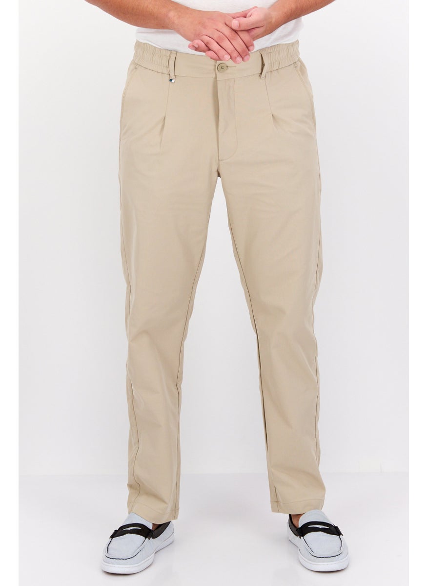 Men Regular Fit Solid Stretchable Straight Leg Pants, Tan - pzsku/ZF413CDE32FFF2A6807B6Z/45/_/1737641986/d004eb93-62be-4695-81c7-75122bae626f