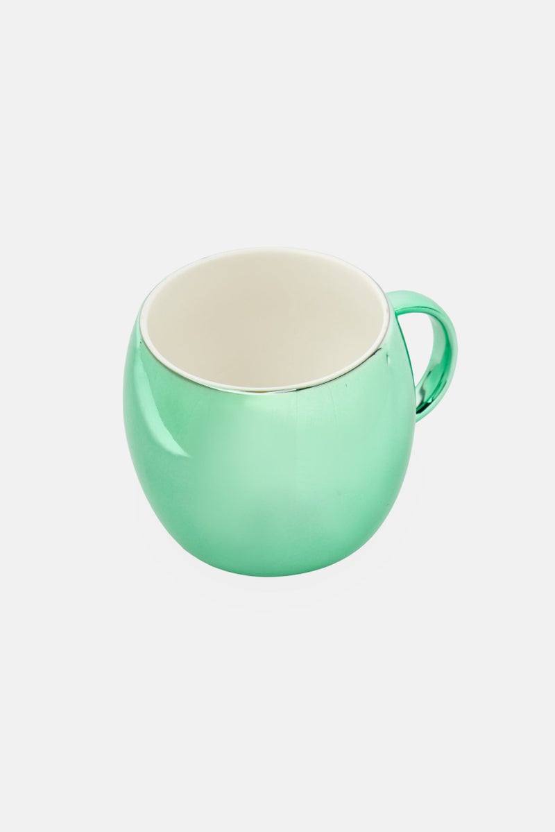 asobu Sparkling Ceramic Mug 390ml, Green - Image 1