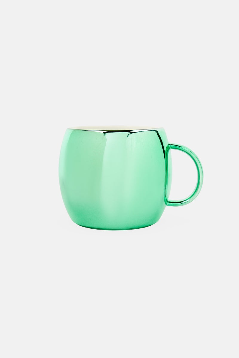 asobu Sparkling Ceramic Mug 390ml, Green - Image 2