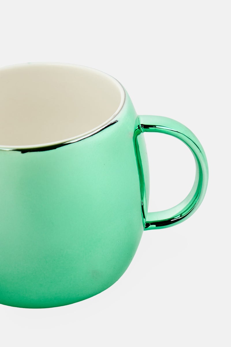 asobu Sparkling Ceramic Mug 390ml, Green - Image 3