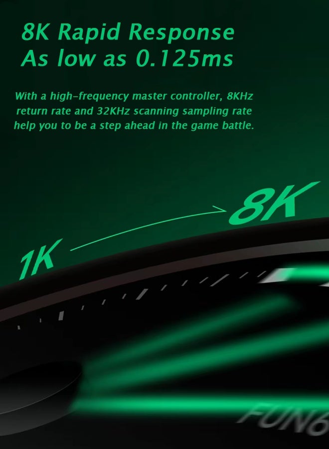 أكو مونسجيك ميكانيكية الألعاب لوحة المفاتيح الزناد السريع 60٪ سلكي مع التشغيل القابل للتعديل ، التبديل المغناطيسي تأثير القاعة ، معدل الاستطلاع 8 كيلو هرتز ، إضاءة الخلفية RGB ، أعلى جبل ، كاب المفاتيح المطبوعة الجانبية - Image 4