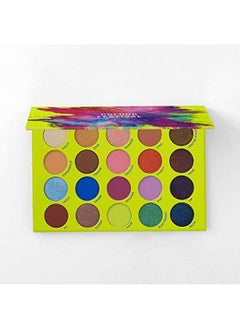 Colour Festival 20 Color Eyeshadow Palette, Multicolored